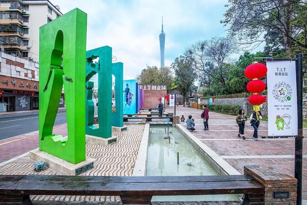 Echarm Hotel Guangzhou Kecun Metro Station Exterior foto